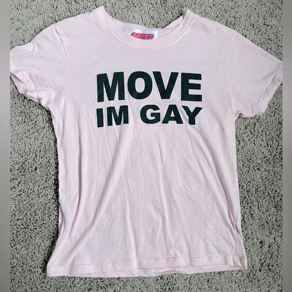 Pink OGBFF Move I’m Gay Baby Tee